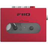 FiiO CP13 Portable Cassette Tape Player with 3.5mm Earphone Jack, Ultra-Low Wow&Flutter, Powered by Type-C or Lithium Battery (Red and Silver)