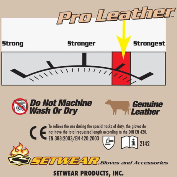 setwear handschuhe Setwear Pro Leather Gloves (X-Small, Tan) – KELLARDS