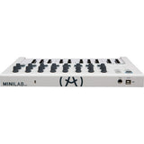 Arturia MiniLab Mk II Portable USB-MIDI Controller with HPC-A30 Closed-Back Studio Monitor Headphones Bundle