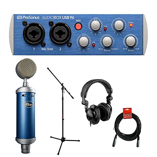 Blue Bluebird SL Studio Condenser Recording Microphone Mic+Shockmount+Headphones