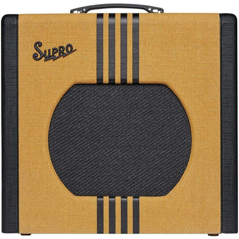 Supro 1822RTB Delta King 12 15W Tube Guitar Combo Amp (Tweed and Black)
