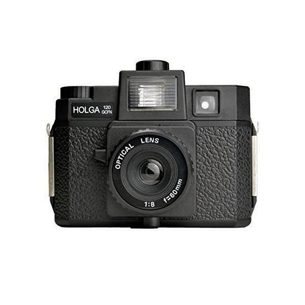 Holga 120GCFN Medium Format Film Camera with Ilford HP5 Plus Black