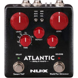 NUX Atlantic (NDR-5) Multi Delay and Reverb Effect Pedal with Inside Routing and Secondary Reverb Effects
