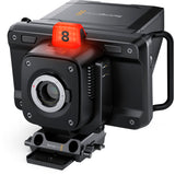 Blackmagic Design Studio Camera 4K Plus Bundle with AKG K240 Studio Pro Headphones and Screen Cleaning Wipes