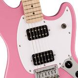 Squier Sonic Mustang Electric Guitar, with 2-Year Warranty, Flash Pink, Maple Fingerboard