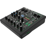 Mackie ProFX6v3+ 6-Channel Analog Mixer with Built-In FX, USB Recording, and Bluetooth Bundle with G-MIXERBAG-1212 Padded Nylon Mixer Bag and Stereo Breakout Cable 10'