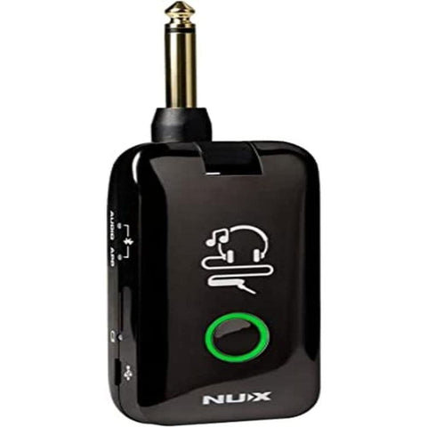 Nux Mighty Plug MP-2 Guitar and Bass Modeling Headphone Amplug with Bluetooth,13 Amplifier Models,20 IR,19 Variety of Effects