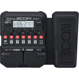 Zoom G1X Four Guitar Effects Processor (Built-In Expression Pedal) with Polsen HPC-A30 Monitor Headphones, 9V Power Adapter & 10ft Instrument Cable Bundle