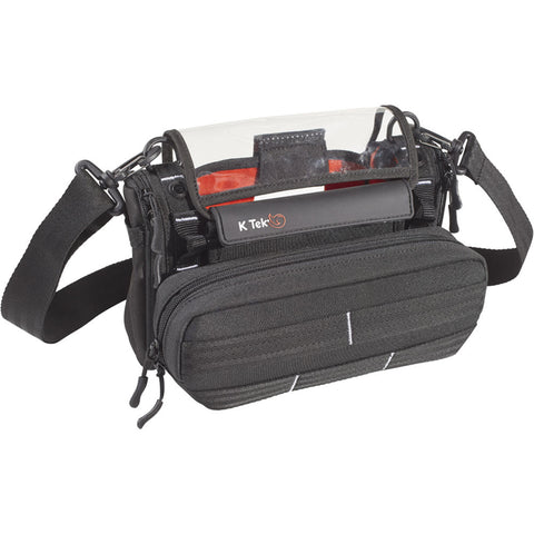 K-Tek Stingray MixPro Bag with Kickstand for Sound Devices MixPre-3/MixPre-6, Tascam DR-70D/DR-701D, Zoom F4/F8 Recorders