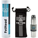 TRITON AUDIO FetHead In-Line Microphone Preamp for Ribbon and Dynamic Mics Bundle with 20" XLR-XLR Cable