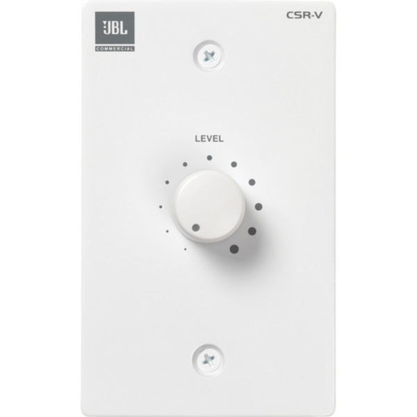 JBL Professional CSR-V-WHT Wall Controller with Volume Control for use with CSM-21, CSM-32, All CSMA, White