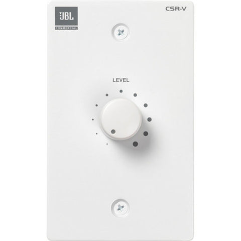 JBL Professional CSR-V-WHT Wall Controller with Volume Control for use with CSM-21, CSM-32, All CSMA, White