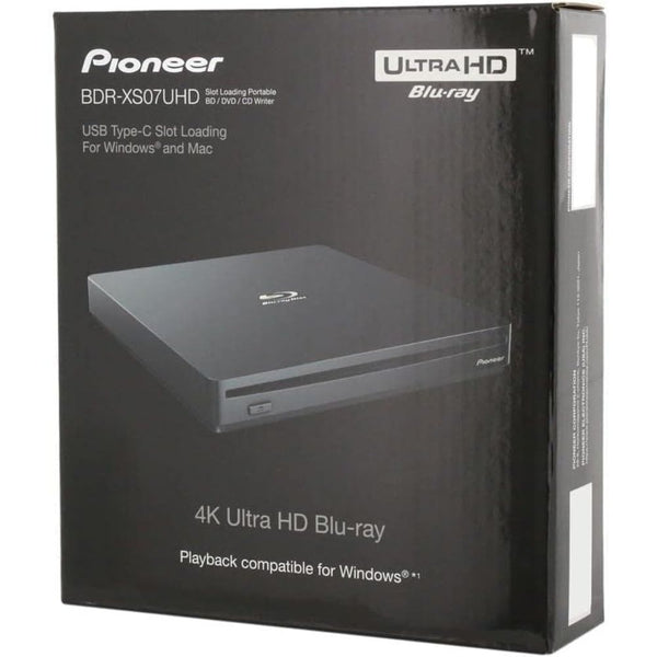 Pioneer BDR-XS07UHD 6x Portable USB 3.1 Gen 1 Blu-ray Burner with