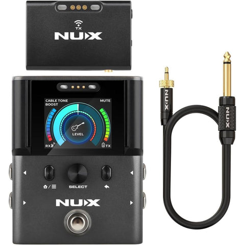 NUX B-8 Wireless System for Guitar, Bass, Various Instruments with Electronic Pickups. Wireless Solution for Gigging, Home Playing