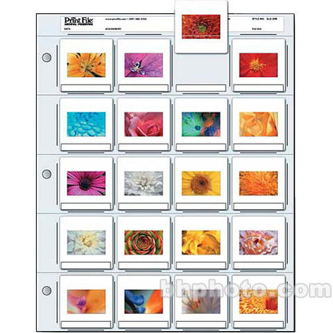 Print File 2X220B100 35mm Slide Pages 100 Sheets
