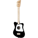 LOOG Mini Guitar for Children (Black) with GSA10BK Guitar Strap (Black) and Guitar Pick Assortment 6-Pack Bundle
