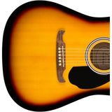 Fender FA-125 Dreadnought Acoustic Guitar, with 2-Year Warranty, Sunburst, with Gig Bag