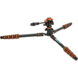 3 Legged Thing Punks 2.0 Corey Video Lava Tripod System (Black with Copper Accents)