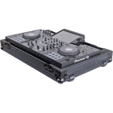 Headliner Low-Profile Flight Case with Wheels for Pioneer DJ XDJ-RX3 (Pitch Black)