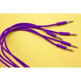 Cre8audio Nazca Noodles Eurorack-Style Patch Cables (Very Violet, 5-Pack, 1.6')