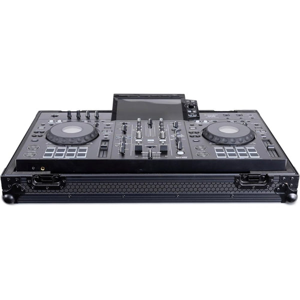 Headliner Low-Profile Flight Case with Wheels for Pioneer DJ XDJ-RX3 (Pitch Black)