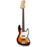 Fender Player II Jazz Bass 3-color Sunburst with Rosewood Fingerboard Bundle with Fender FB620 Electric Bass Gig Bag Black, Fender Classic Celluloid Guitar Picks 12-Pack and 10ft Instrument Cable