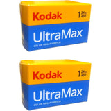 Kodak Ultramax 400 Color Negative Film (ISO 400) 35mm 24-Exposures - 2 Pack (2 Items)