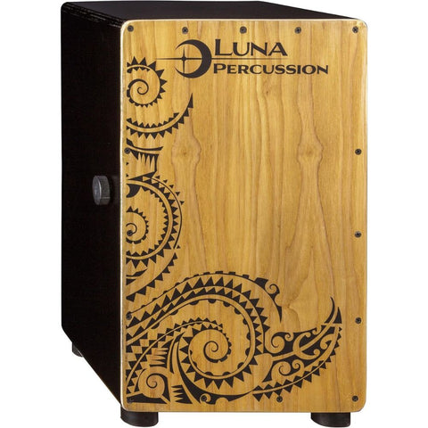 Luna Cajon with Gig Bag, Satin Black