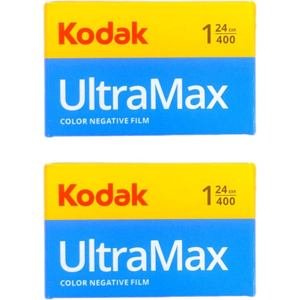 Kodak Ultramax 400 Color Negative Film (ISO 400) 35mm 24-Exposures - 2 Pack (2 Items)