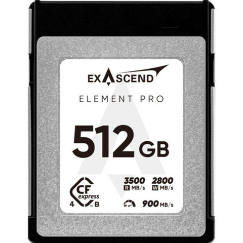 Exascend 512GB Element Pro CFexpress 4.0 Type B Memory Card