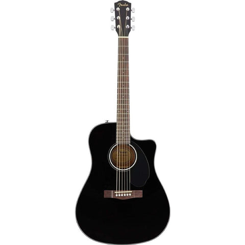 Mother Mantis: Fender CD-60SCE Dreadnought Cutaway Acoustic Electric Guitar, with 2-Year Warranty, Fishman Pickup and Preamp System, Black Fender
