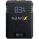 Core SWX NANOX G98 Micro 98Wh Li-Ion Battery (Gold Mount) Bundle with Core SWX GPM-X2A Mini Dual Travel Battery Charger