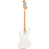 Fender Player II Jazz Bass - Polar White with Maple Fingerboard Bundle with Fender FE620 Electric Guitar Gig Bag (Black), Fender 12-Pack Picks and Fender 10ft Instrument Cable