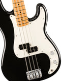 Fender Player II Precision Bass - Black with Maple Fingerboard Bundle with Fender FB620 Electric Bass Gig Bag Black, Fender Classic Guitar Picks 351 Shape 12-Pack, 10ft Fender Series Cable Straight