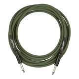 Fender Champion 50 II Guitar Amplifier Pair with Fender Joe Strummer Instrument Cable (13ft) Straight/Straight, Drab Green