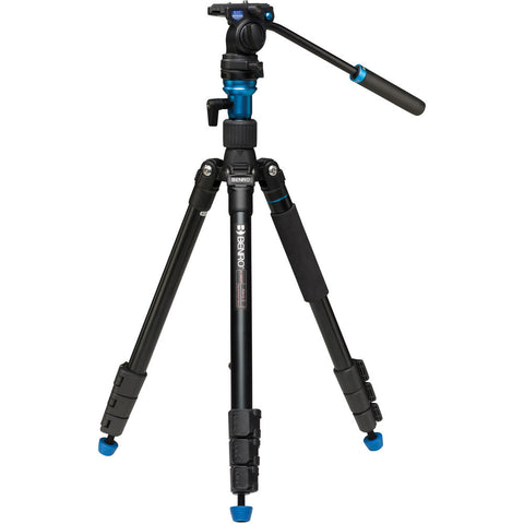 Benro A1883FS2C Aero2 Travel Angle Video Tripod Kit (Black)