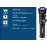 Tovatec UV LED Dive Light