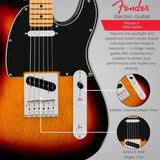 Fender Player II Telecaster Electric Guitar - 3-color Sunburst with Maple Fingerboard