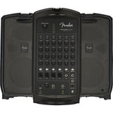 Fender 6943000000 Passport Event Series 2 Portable Powered PA System Bundle with Fender P-52S Microphone Kit, Black