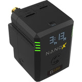 Core SWX NANOX G150 Micro 150Wh Li-Ion Battery (Gold Mount) Bundle with Core SWX Compact Quad Micro Battery Fast Charger (Gold-Mount)