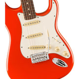 Fender Player II Stratocaster, Rosewood Fingerboard, Coral Red Bundle with Fender FE620 Electric Guitar Gig Bag (Black), Fender 12-Pack Picks and Fender 10ft Instrument Cable