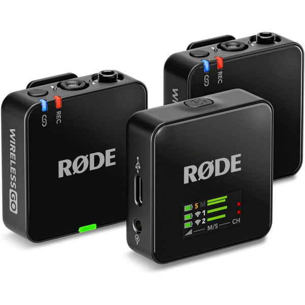 RODE Wireless GO (Gen 3) 2-Person Compact Digital Wireless Microphone System/Recorder (2.4 GHz, Black)