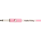 Fender Hello Kitty Instrument Cable, 10ft Guitar Cable, Pink (Pair)