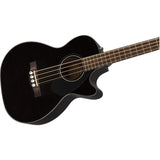 Fender Acoustic Bass Guitar 4-String Fishman Bundle with Fender Guitar Stand, Height-Adjustable with Sturdy Metal