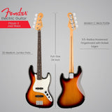 Fender Player II Jazz Bass - 3-color Sunburst with Rosewood Fingerboard