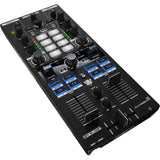 Reloop Mixtour Pro Portable 4-Deck DJ Controller for djay Pro Bundle with Polsen HPC-A30 Closed-Back Studio Monitor Headphones