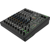 Mackie ProFX10 GO Battery-Powered 10-Channel Analog Audio Mixer With Bluetooth, USB-C Recording Modes, GigFX+ Effects, Onyx Preamps, EQ, Compression, Up to 8 Hours Battery Life