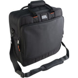 Mackie ProFX10 GO Battery-Powered 10-Channel Analog Audio Mixer Bundle with Gator Cases G-MIXERBAG-1515 Padded Nylon Mixer/Equipment Bag and 10' 3.5mm TRS to Dual 1/4" TS Pro Stereo Breakout Cable