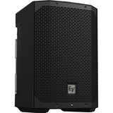 Electro-Voice EVERSE 8 Weatherized Battery-Powered Loudspeaker Black Bundle with Kellards XLR-P20T Pro 20' XLR Cable, Ultimate Air-Powered Lift-Assist Aluminum Tripod Speaker Stand Black