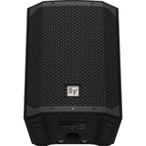 Electro-Voice EVERSE 8 Weatherized Battery-Powered Loudspeaker Black Bundle with Kellards XLR-P20T Pro 20' XLR Cable, Ultimate Air-Powered Lift-Assist Aluminum Tripod Speaker Stand Black